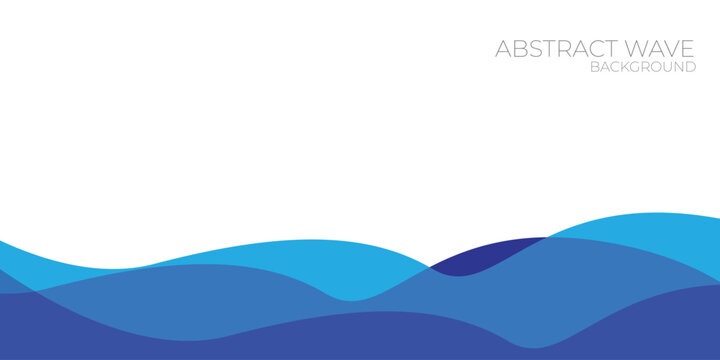 abstract blue background with waves