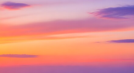 Fototapeta premium Warm sunset gradient background with pastel colors and smooth texture