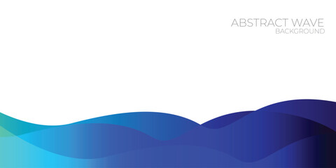 abstract blue wave background