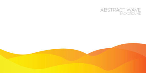 abstract orange background with waves