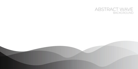 abstract gray wave background