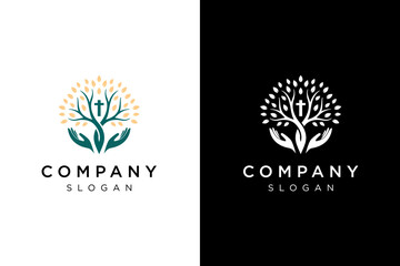 God's Love Tree Logo Design