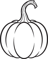 Minimal Pumpkin and Ghost Halloween Line Art Bundle