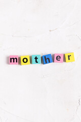 mother（母）の英字