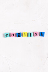 English（英語）の文字