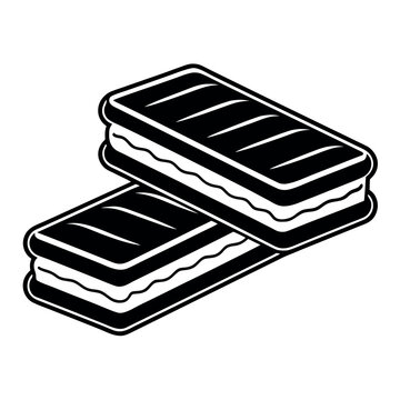 National Tim Tam Day black color design, solid white background (10).eps