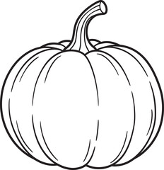 Cute Ghost and Pumpkin Line Drawing Halloween Pack