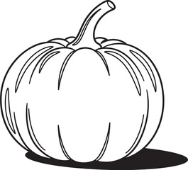 Scary Pumpkin Faces and Ghost Line Drawing Pack