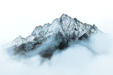 Andean mountains in Patagonia, Argentina, with dramatic peaks, rugged terrain, and pristine natural beauty under a clear sky showcasing the majesty of the southern landscape