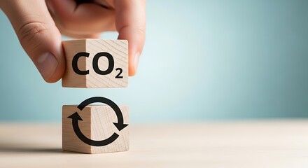 Reducing CO2 Emissions with Recycling Strategies, Office Setting, Photo, Minimalist View