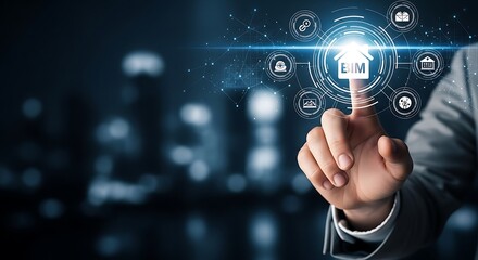 Hand Touching Smart Home Interface in Urban Environment