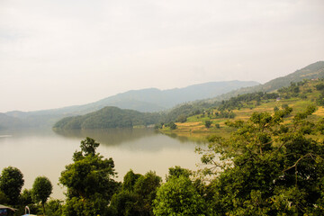 Obraz premium Begnas lake, Pokhara, Nepal 
