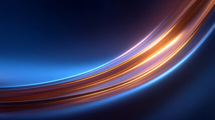 Abstract curved lines with vibrant colors and dynamic design