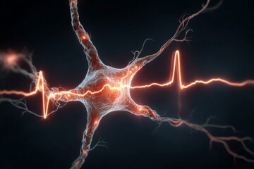 Neurotransmitter release during emotional responses and its effect on heart rate.