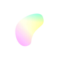 Abstract Gradient Organic Shape
