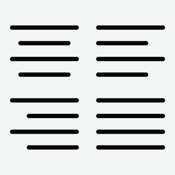 text alignment for graphic designer or logo aps developer