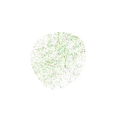Abstract Green Glitter Dust Particle Shape