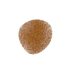Abstract Irregular Shape Filled with Brown and Gold Glitter Dust Texture