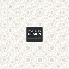 Seamless geometric circles pattern subtle texture background design vector