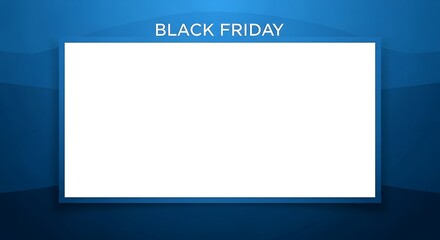 Black Friday Display: A minimalist banner against a vibrant background, perfectly designed to showcase your deals and promotions. Ideal for online shops and storefronts.