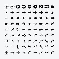 Arrow And Cursor Vector Set