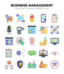 Collection of 25 Business Management Icons. Streamline Your Workflow