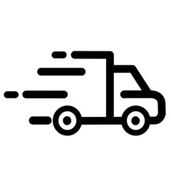 delivery truck on the road