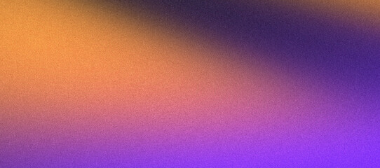 Funky abstract retro cover design with grain noise texture, vibrant blue orange dark gradient background party poster banner