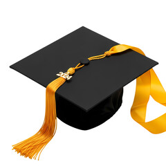Celebrate 2024 graduation success with this stylish cap, tassel, and ribbon for graduation events