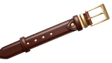 High quality leather accessory featuring polished metal hardware is presented against a dark backdrop