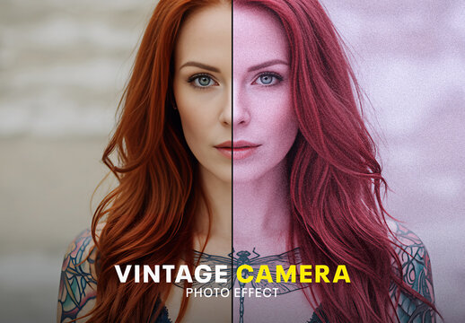 Vintage Camera Photo Effect