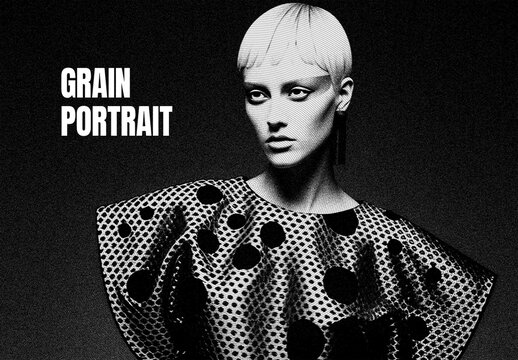 Grain Portrait Photo Effect