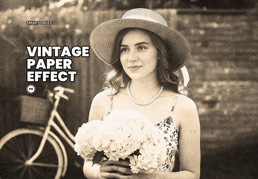 Vintage Paper Photo Effect