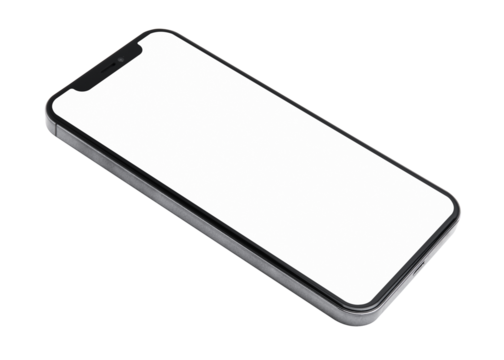 Smartphone white screen mockup png innovative future technology - Powered by Adobe