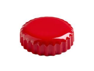 Red glossy cake dessert sweet treat confectionery bakery, Isolated On White Background, Png Transparent