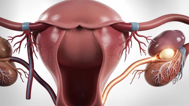 Human uterus anatomy &mdash; women&rsquo;s health and gynecology