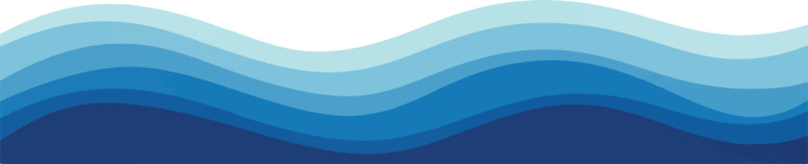 Abstract blue wave background fluid vector illustration with gradient shades perfect for web design and presentations