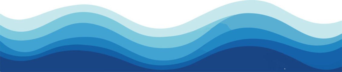 Abstract blue wave background illustration smooth gradient vector design perfect for website headers and banners