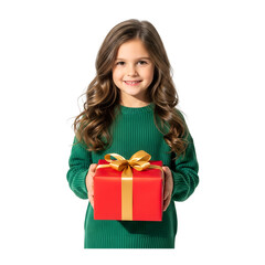 girl with gift box