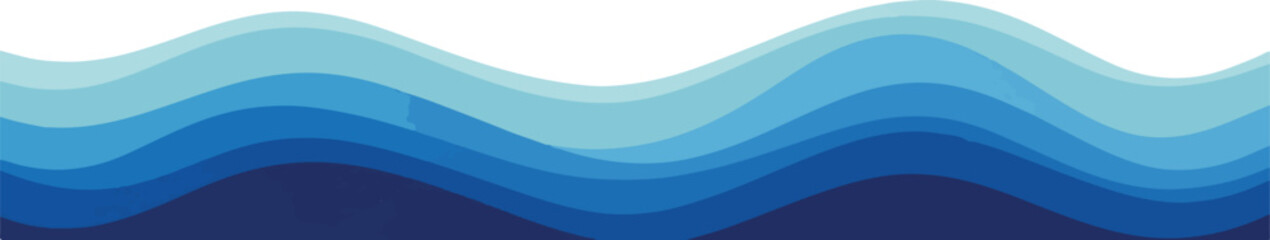 Abstract blue wave background flowing water illustration perfect for website headers and creative designs