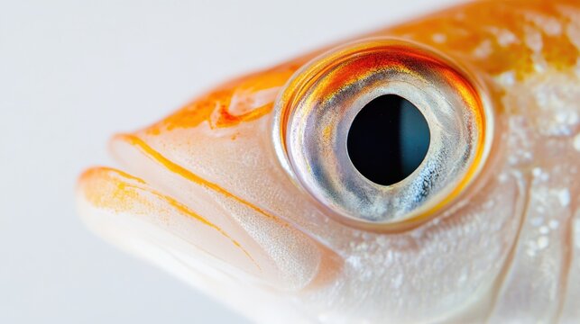 Close-up of a colorful goldfish showcasing vibrant colors and unique features