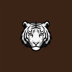 tiger head vector