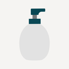 Soap bottle illustration collage element vector
