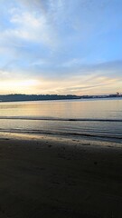 Morning in the beach