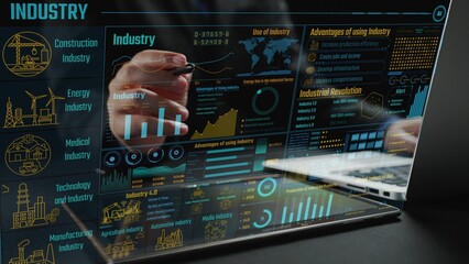 Explore a cutting-edge digital dashboard that presents key metrics and insights for various...