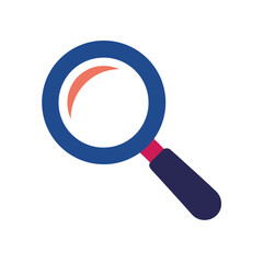 Magnifying Glass Zoom Icon Vector for Search and Discovery Concepts