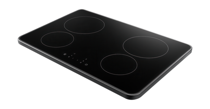 A modular electric cooktop for custom kitchens, offering flexible placement and setup.
