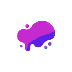 Vibrant Gradient Liquid Shapes Background Vector for Web and Modern Design