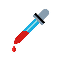 Eye Dropper Tool Vector Illustration for Graphic Design and Color Selection