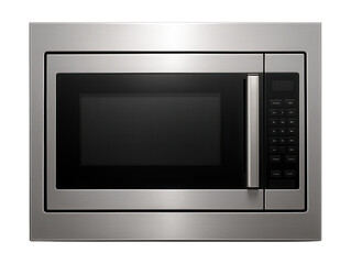 Obraz premium A space-saving built-in microwave with a trim kit, ideal for small apartments.